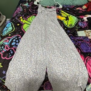 Wide leg pants suit, size small